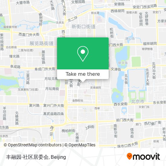 丰融园-社区居委会 map