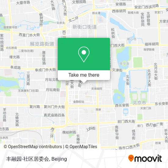 丰融园-社区居委会 map