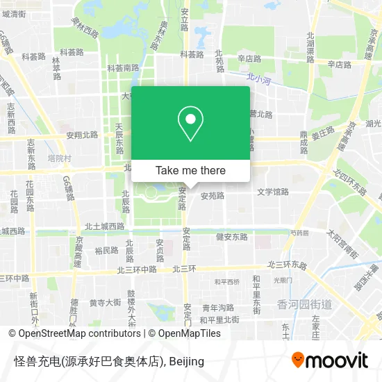 怪兽充电(源承好巴食奥体店) map