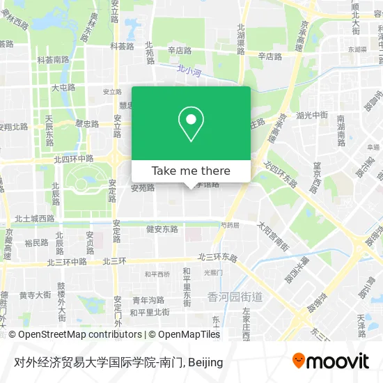 对外经济贸易大学国际学院-南门 map