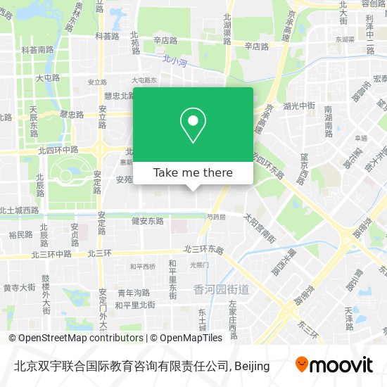 北京双宇联合国际教育咨询有限责任公司 map