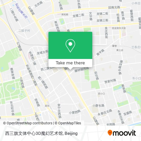 西三旗文体中心3D魔幻艺术馆 map