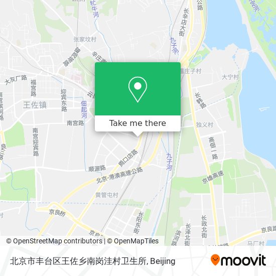 北京市丰台区王佐乡南岗洼村卫生所 map