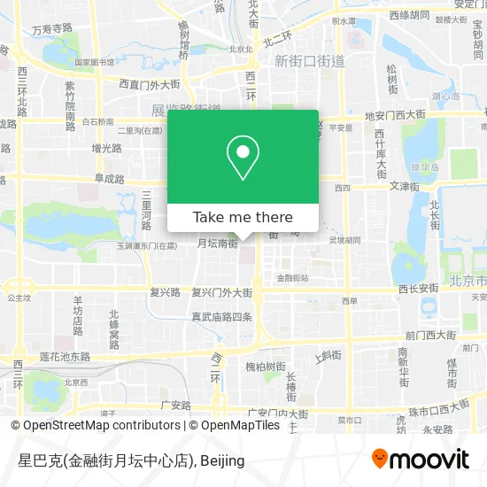星巴克(金融街月坛中心店) map