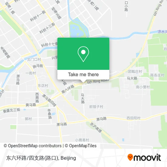 东六环路/四支路(路口) map