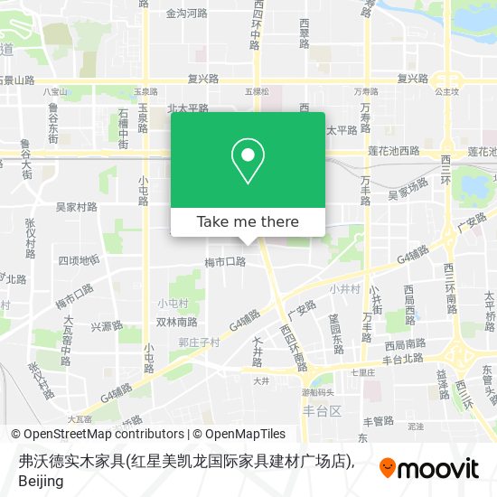 弗沃德实木家具(红星美凯龙国际家具建材广场店) map