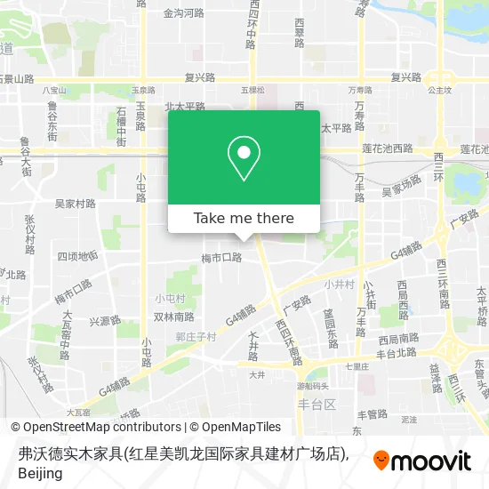 弗沃德实木家具(红星美凯龙国际家具建材广场店) map