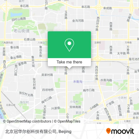 北京冠华尔创科技有限公司 map
