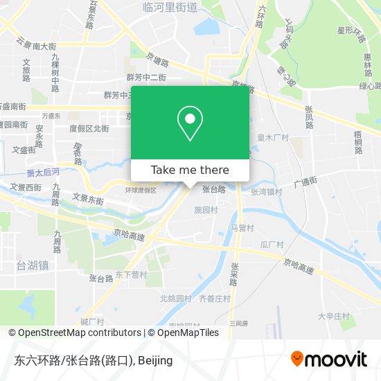 东六环路/张台路(路口) map