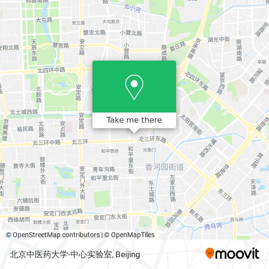 北京中医药大学-中心实验室 map