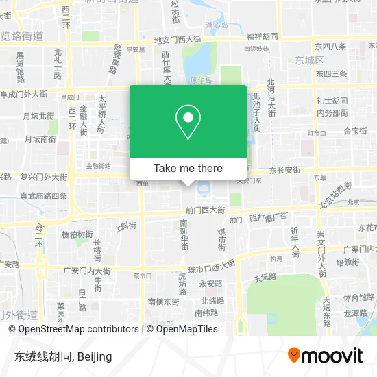 东绒线胡同 map