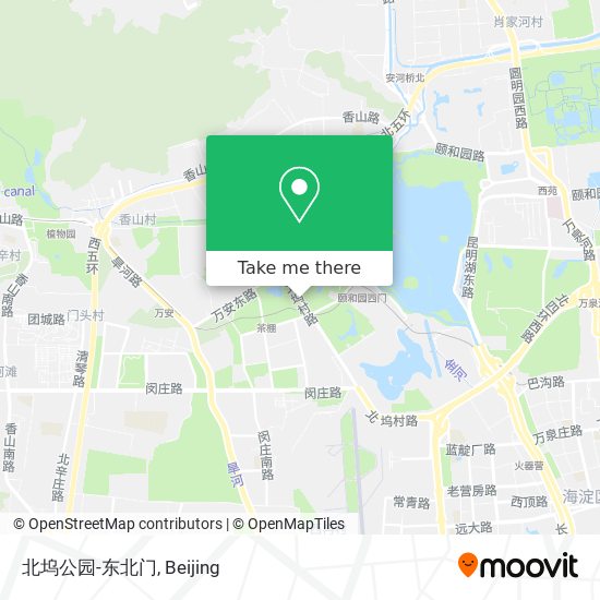 北坞公园-东北门 map