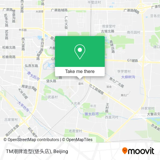 TM潮牌造型(垡头店) map