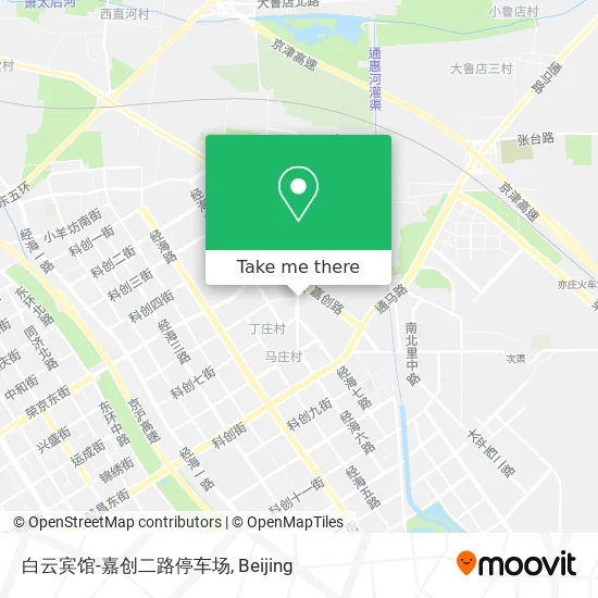 白云宾馆-嘉创二路停车场 map