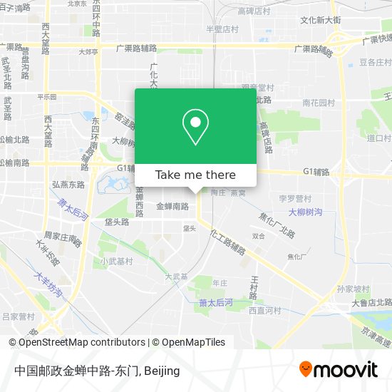 中国邮政金蝉中路-东门 map
