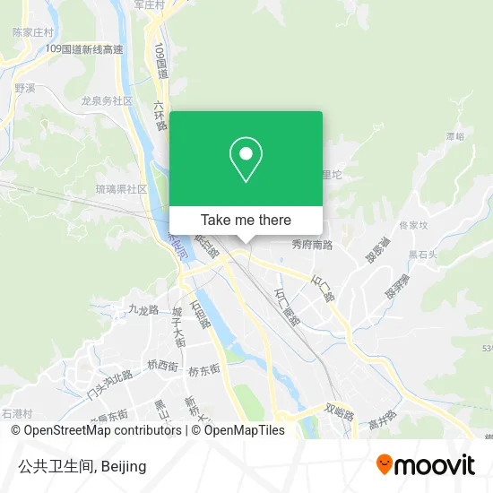 公共卫生间 map
