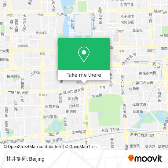 甘井胡同 map