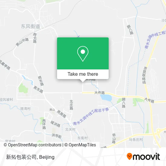 新拓包装公司 map