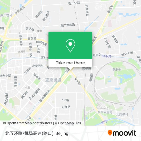 北五环路/机场高速(路口) map