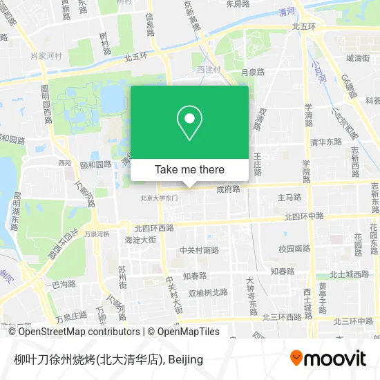 柳叶刀徐州烧烤(北大清华店) map