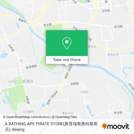 A BATHING APE PIRATE STORE(斯普瑞斯奥特莱斯店) map