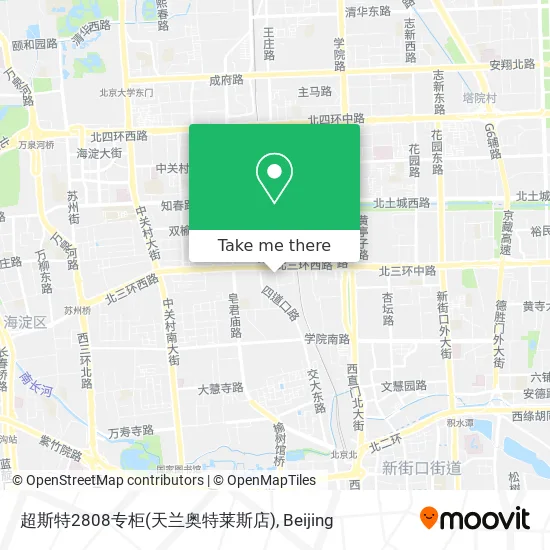 超斯特2808专柜(天兰奥特莱斯店) map