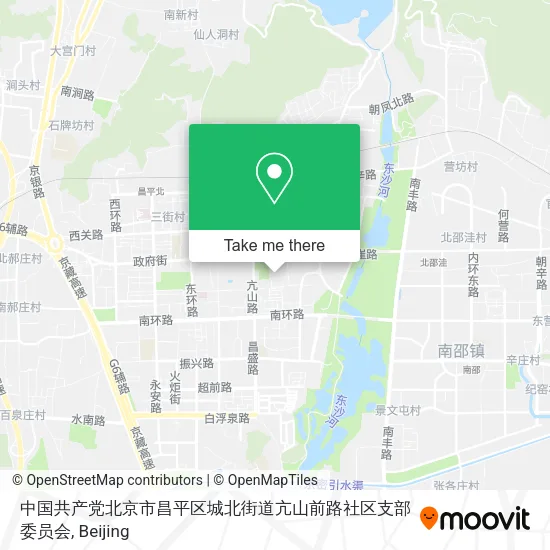 中国共产党北京市昌平区城北街道亢山前路社区支部委员会 map