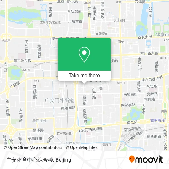 广安体育中心综合楼 map