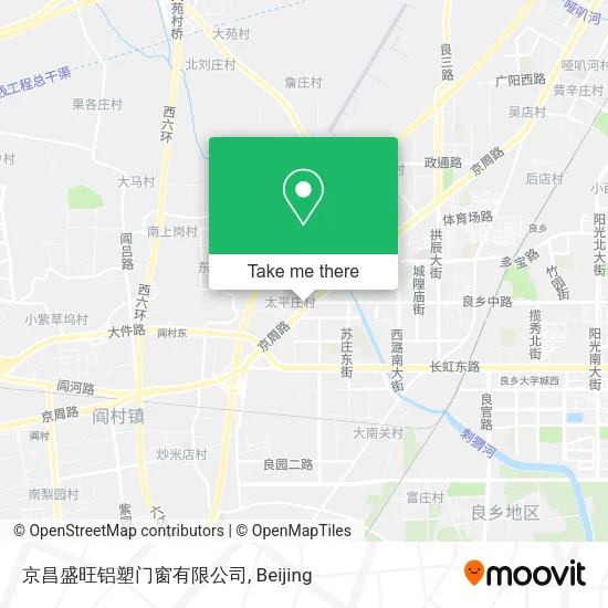 京昌盛旺铝塑门窗有限公司 map