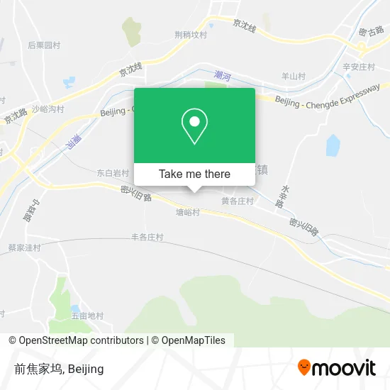 前焦家坞 map