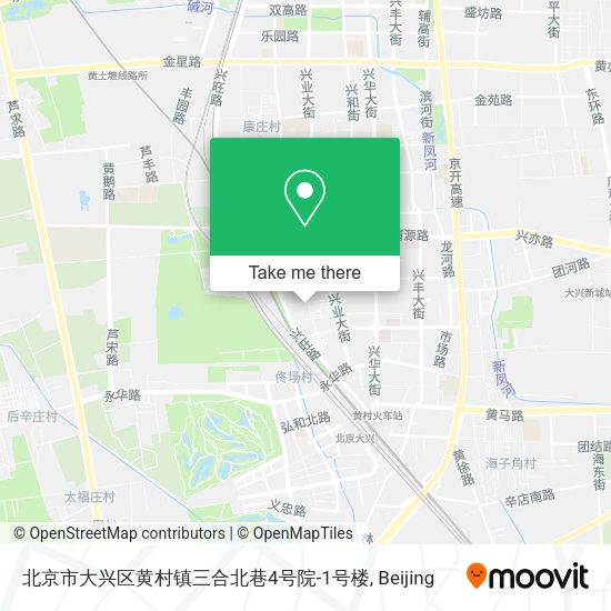北京市大兴区黄村镇三合北巷4号院-1号楼 map