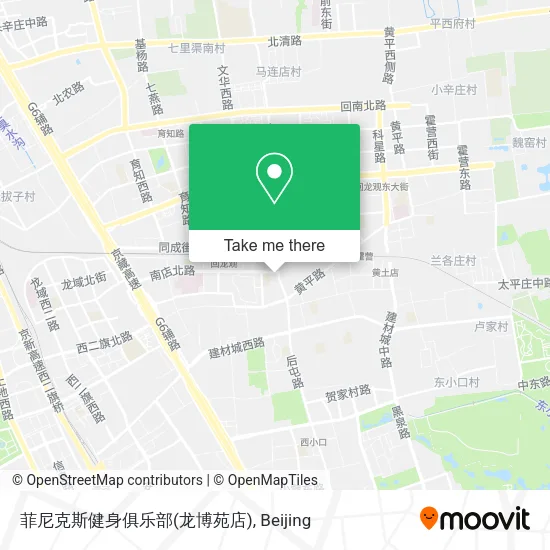 菲尼克斯健身俱乐部(龙博苑店) map