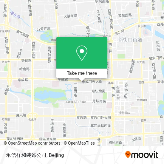 永信祥和装饰公司 map