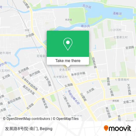 发展路8号院-南门 map