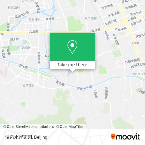 温泉水岸家园 map