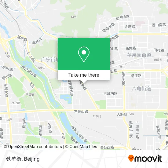 铁壁街 map