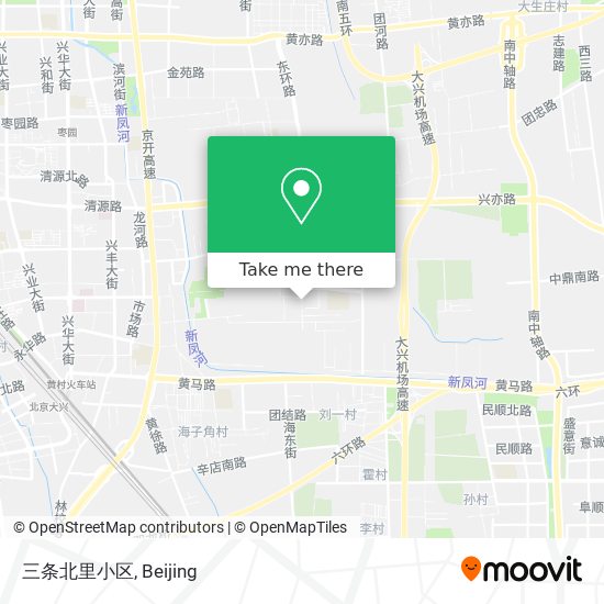三条北里小区 map