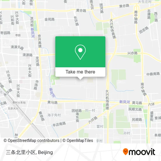 三条北里小区 map