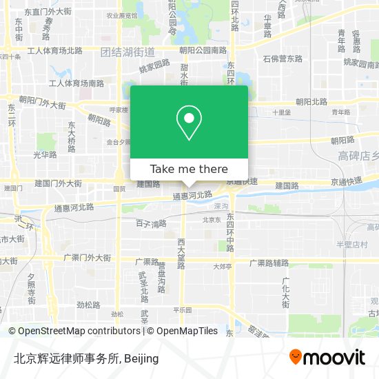 北京辉远律师事务所 map