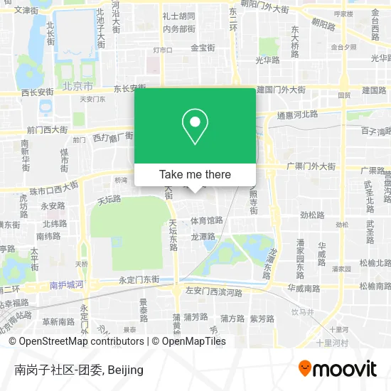 南岗子社区-团委 map