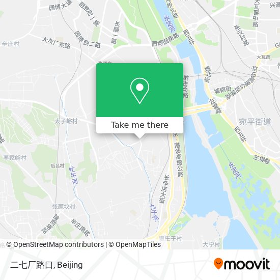 二七厂路口 map