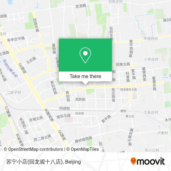 苏宁小店(回龙观十八店) map