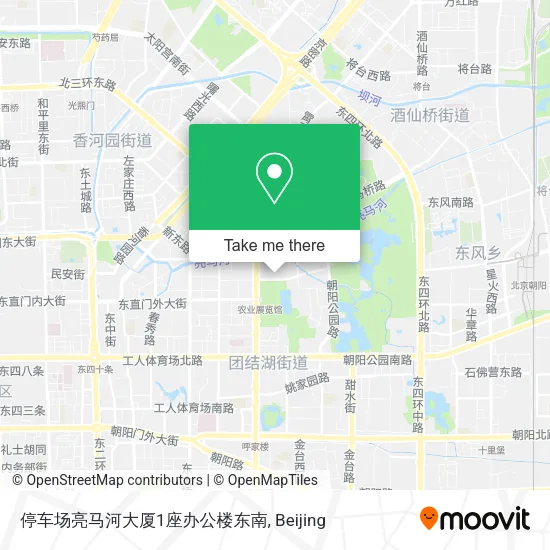 停车场亮马河大厦1座办公楼东南 map