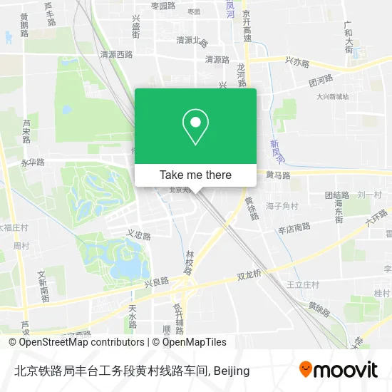 北京铁路局丰台工务段黄村线路车间 map