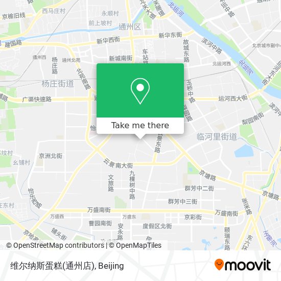 维尔纳斯蛋糕(通州店) map