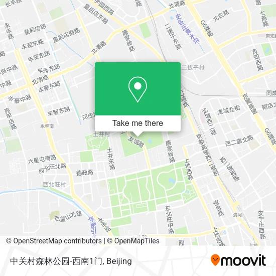 中关村森林公园-西南1门 map