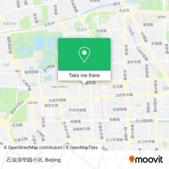 石油清华园小区 map
