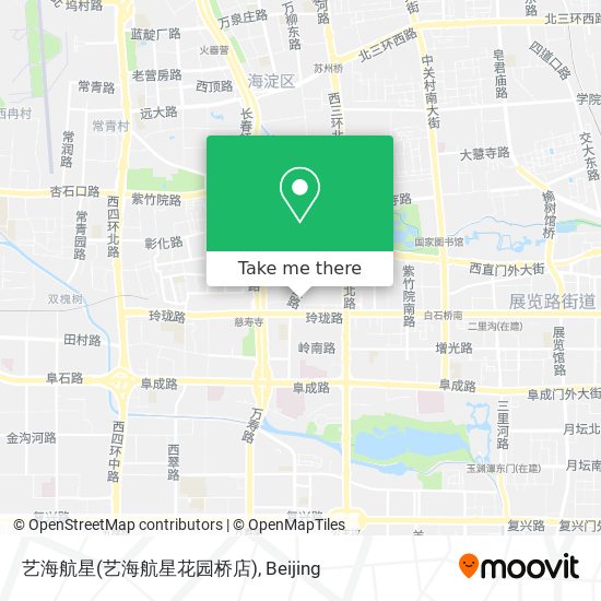 艺海航星(艺海航星花园桥店) map