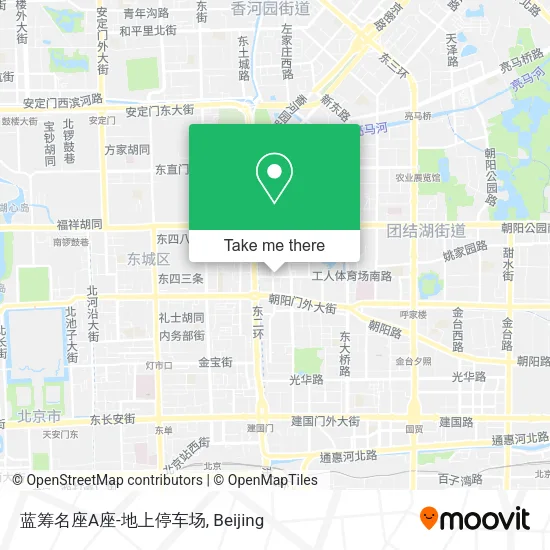 蓝筹名座A座-地上停车场 map