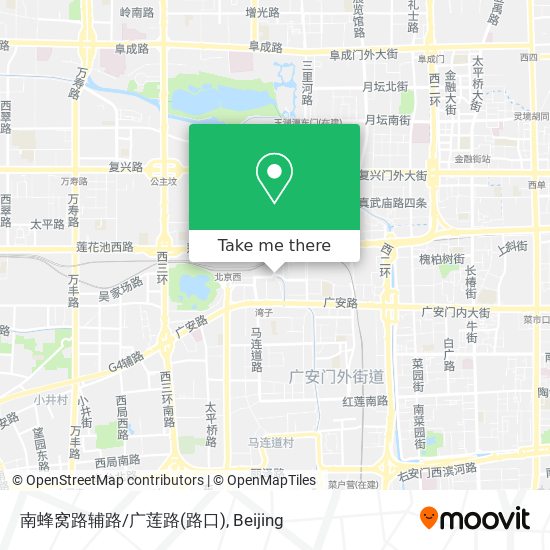 南蜂窝路辅路/广莲路(路口) map